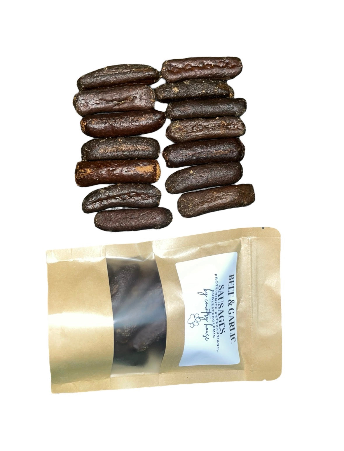 Beef and Garlic Sausages - 200g