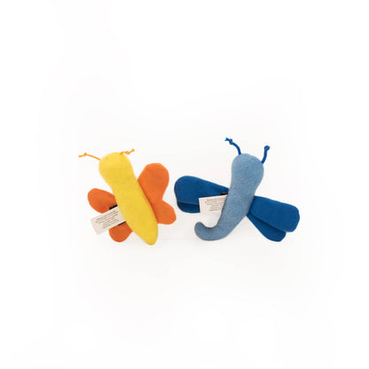 ZippyClaws® 2-Pack - Butterfly and DragonFly - Cat Toy