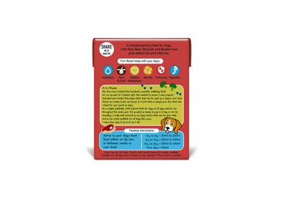 Furr Boost Beef, Broccoli and Blueberry Dog Food, 400ml
