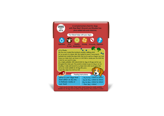 Furr Boost Beef, Broccoli and Blueberry Dog Food, 400ml