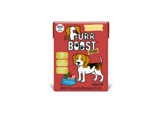 Furr Boost Beef, Broccoli and Blueberry Dog Food, 400ml