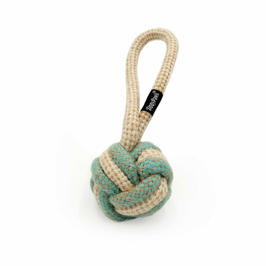 EcoZippy Cotton and Jute Ball - Dog Toy