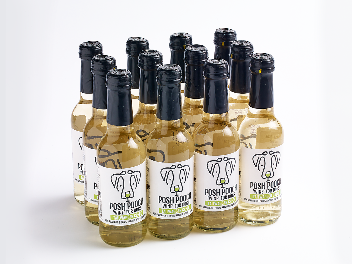 Woof&Brew Posh Pooch Dog 'Wine' Treat -Gift or Cooling Treat