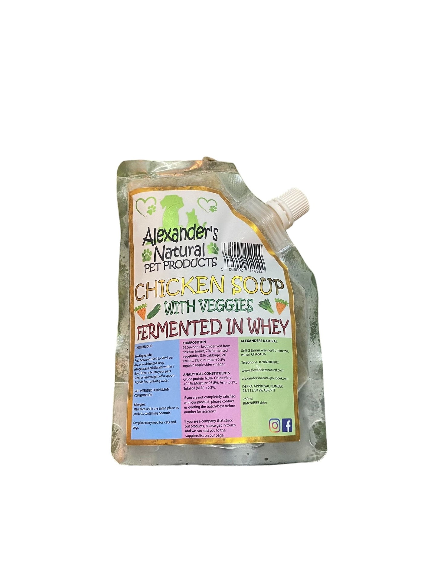 Alexander’s Natural Soup with Veggies 250ml