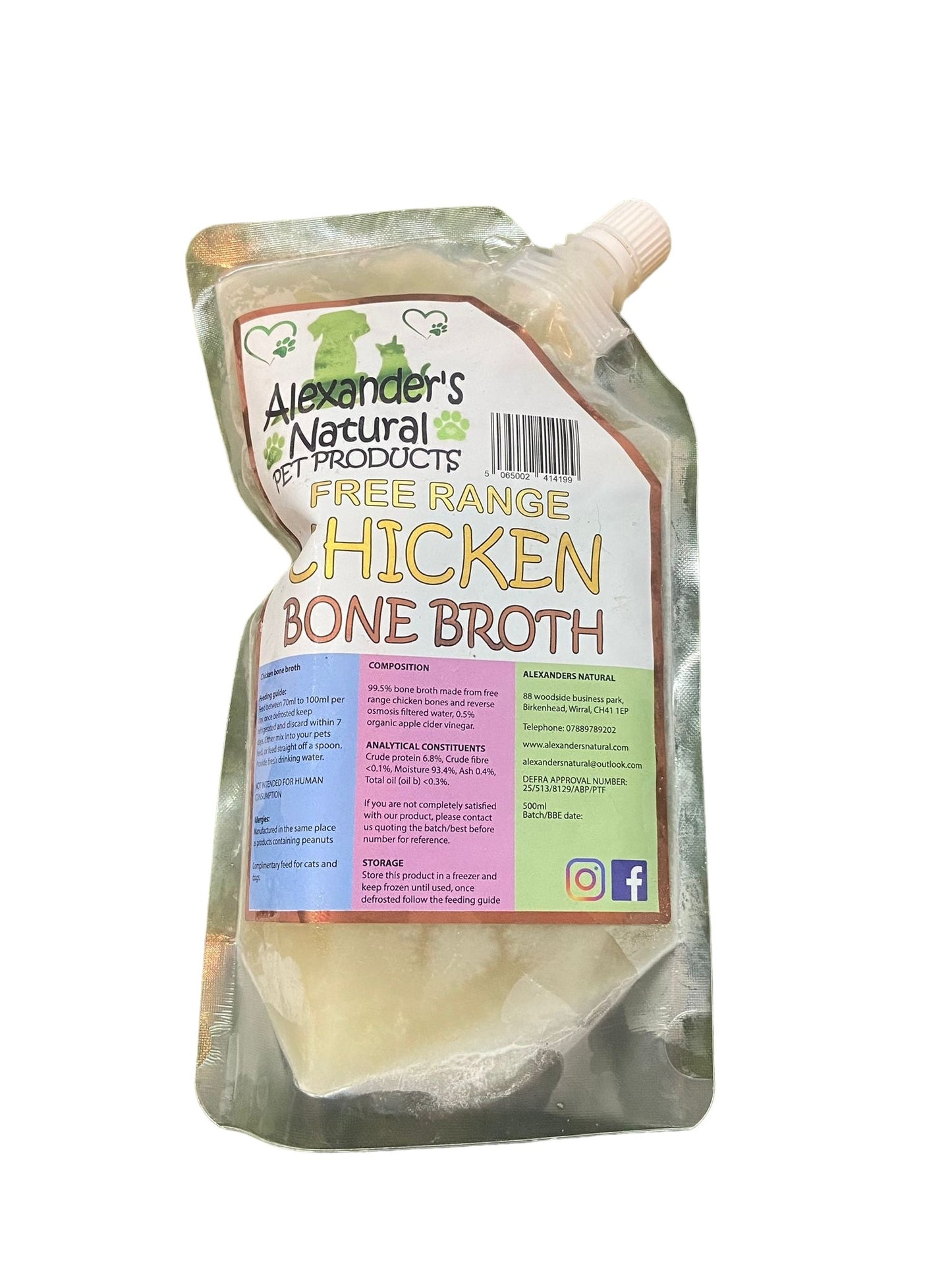 Alexander’s Natural Bone Broth 500ml
